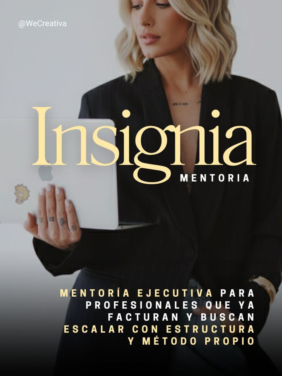 Mentoria Insignia WeCreativa